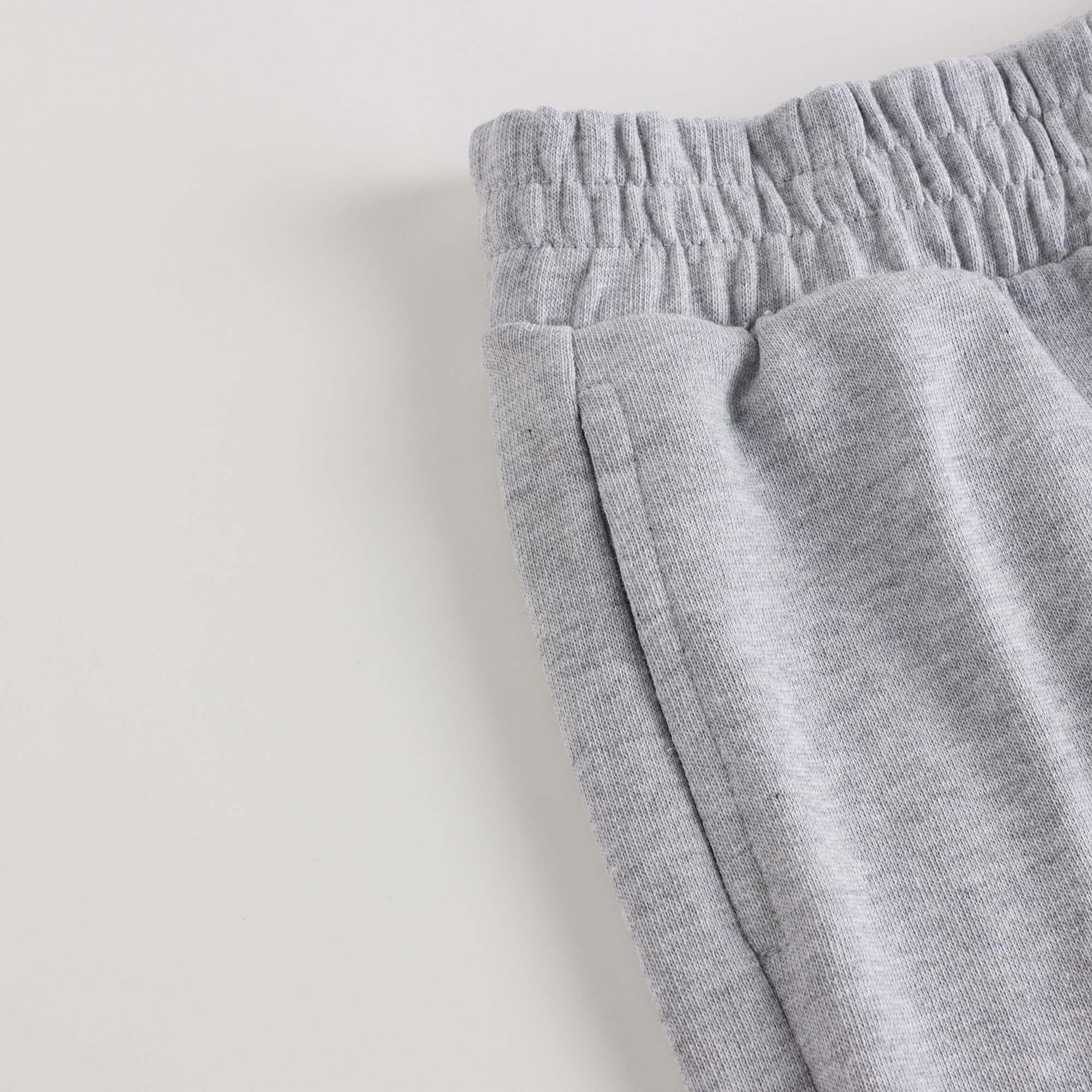 Boys Grey Cotton Shorts