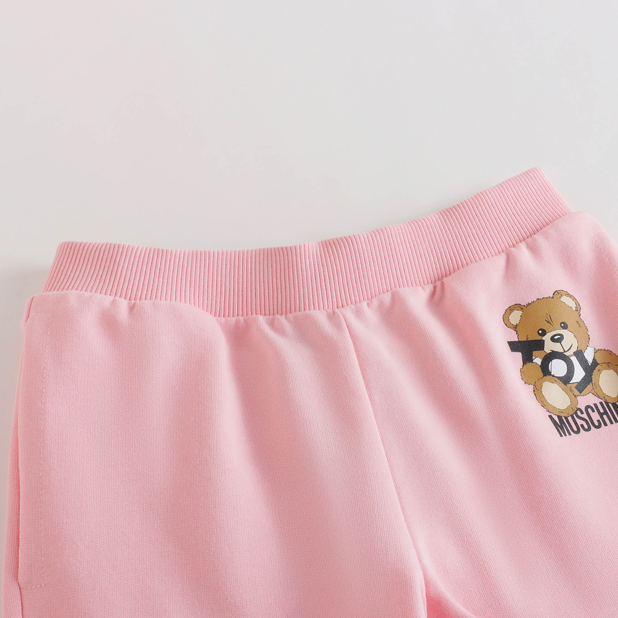 Girls Pink Cotton Trousers