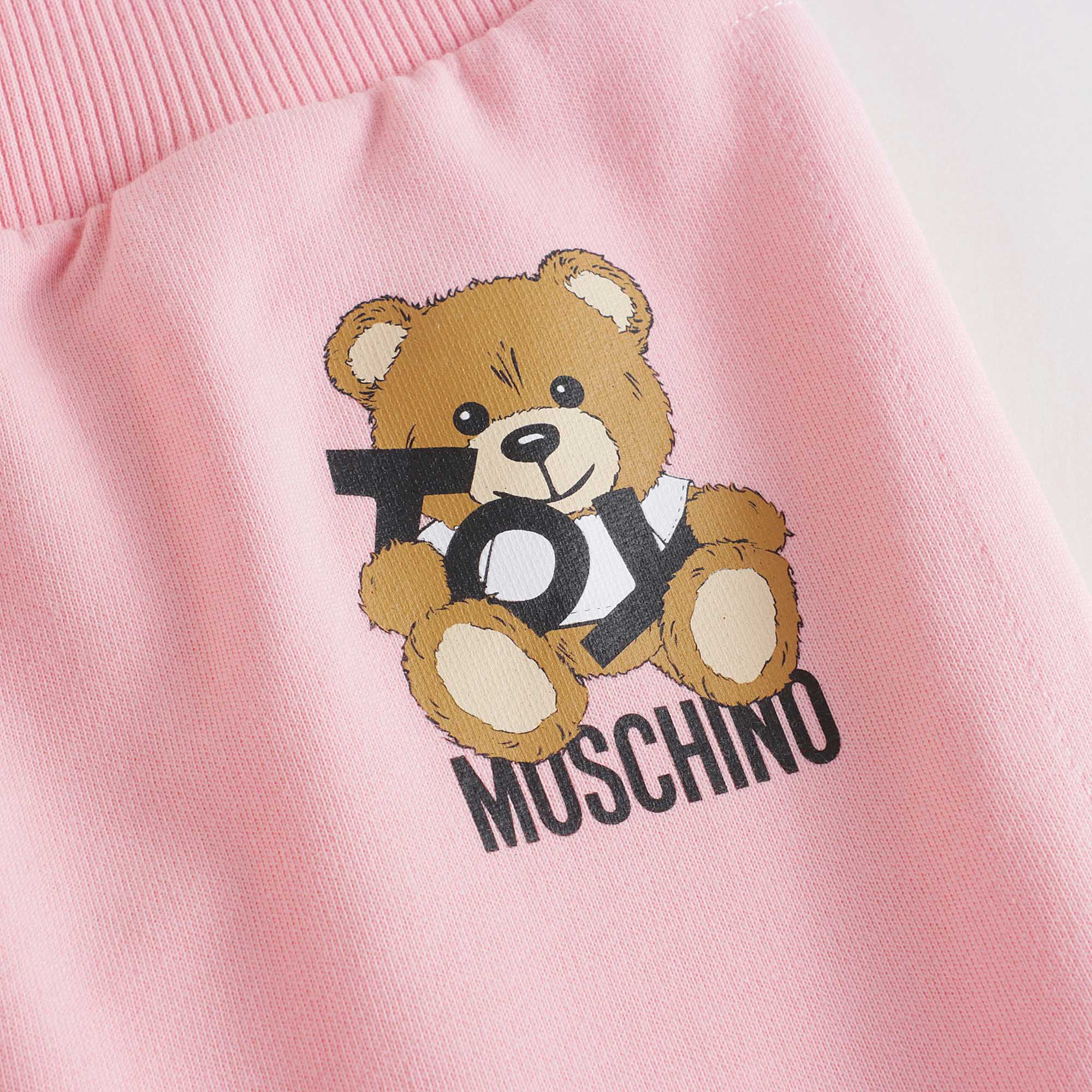 Girls Pink Cotton Trousers