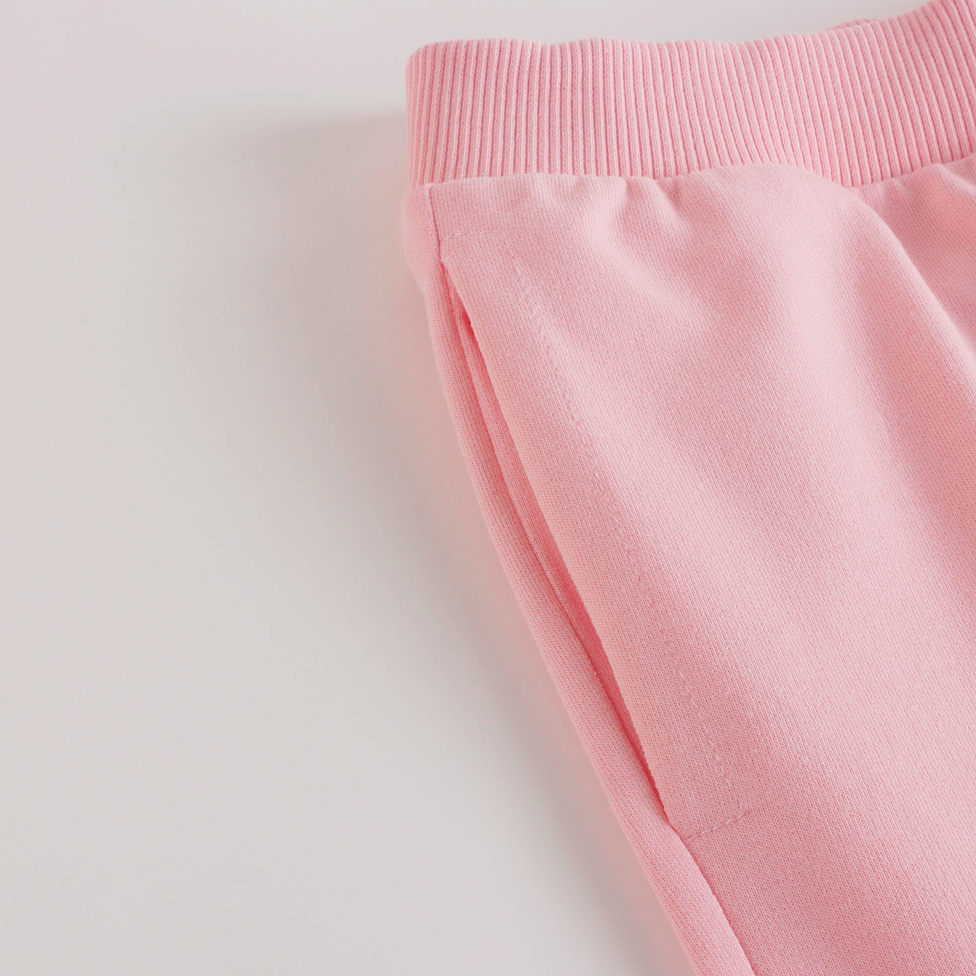 Girls Pink Cotton Trousers