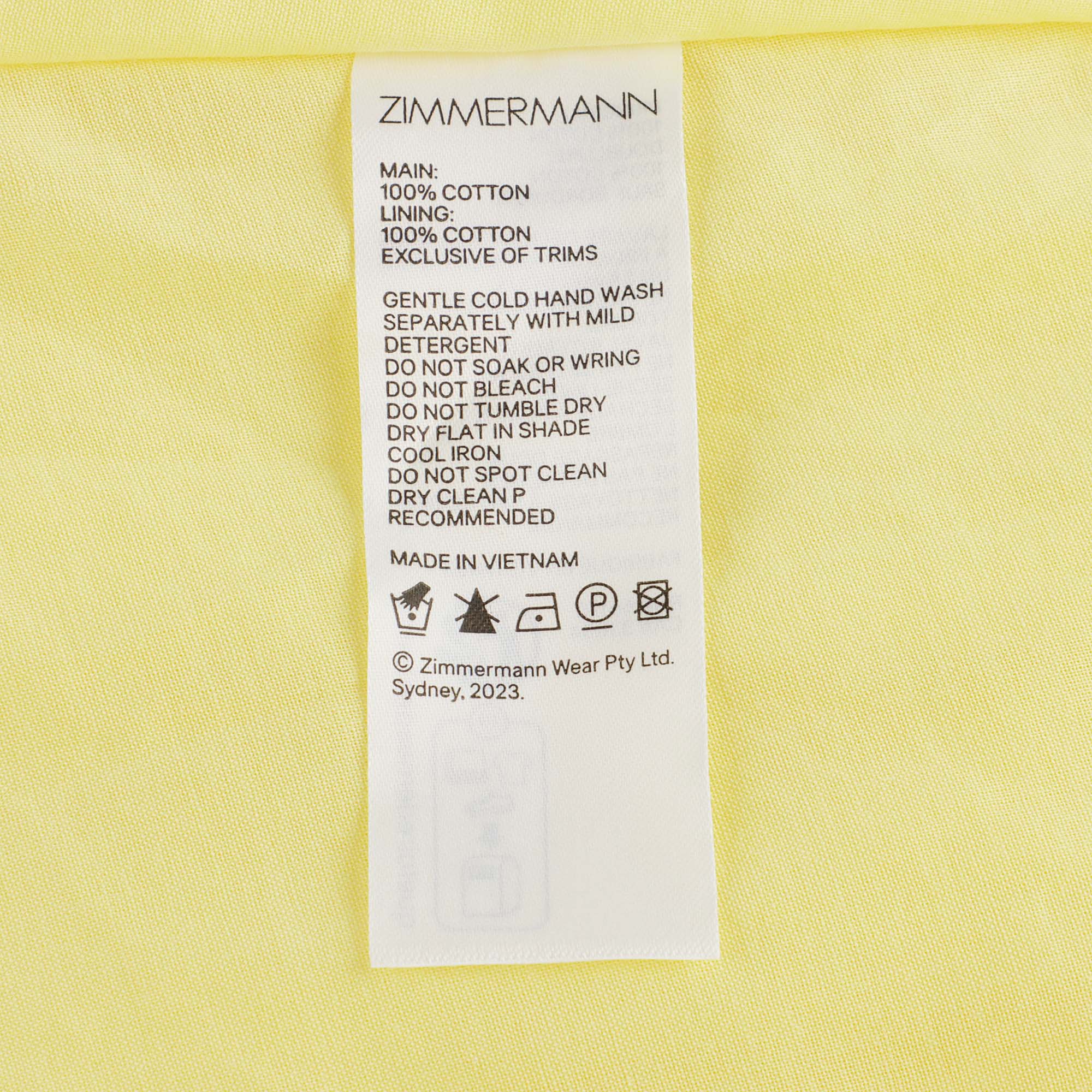 Girls Yellow Cotton Dress