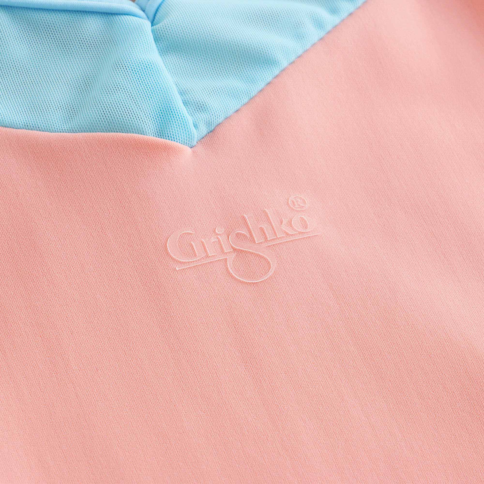 Girls Peach Blue Ballet Onesies(DAD2050MP/Plaisir/Cristallo Mesh)