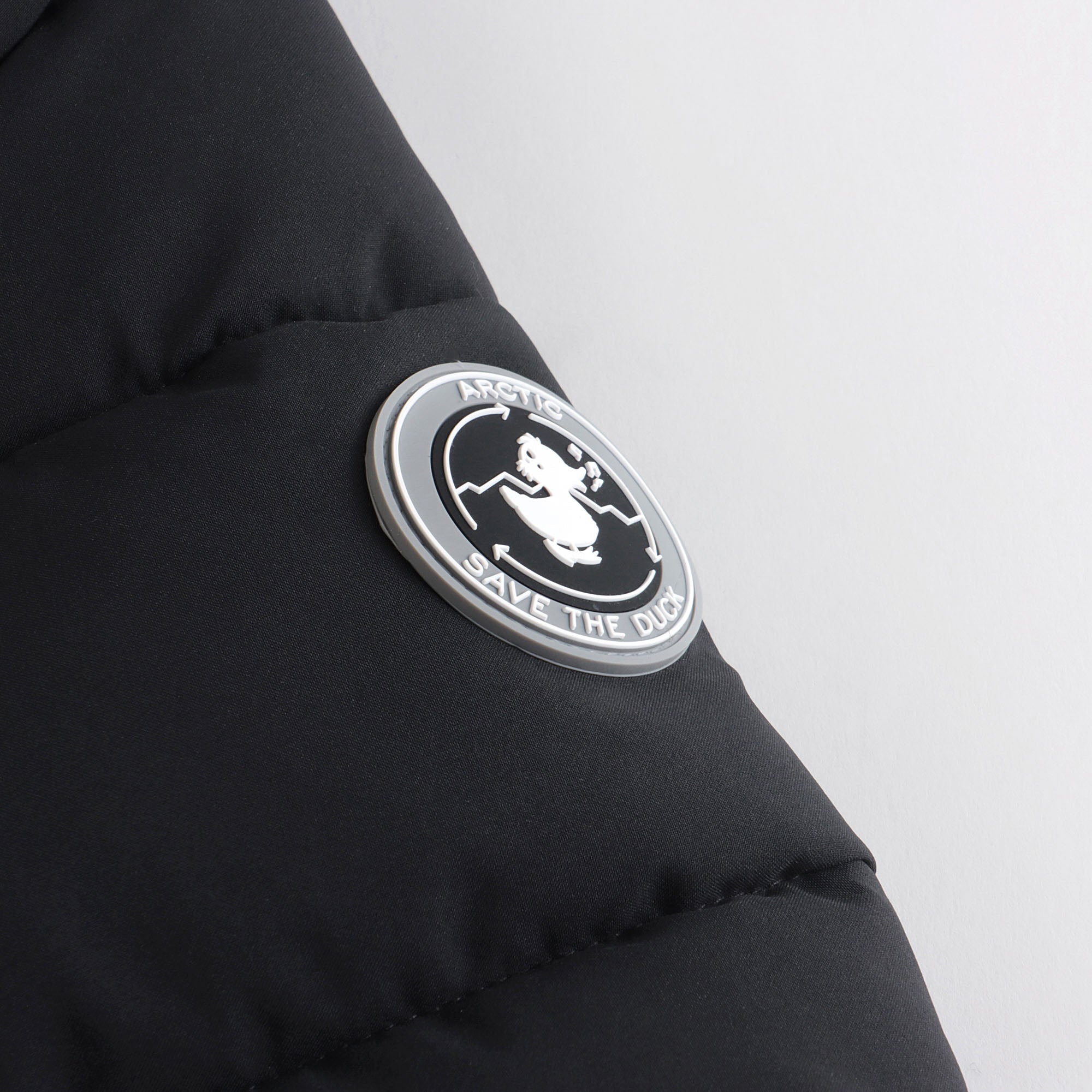 Girls Black Padded Coat