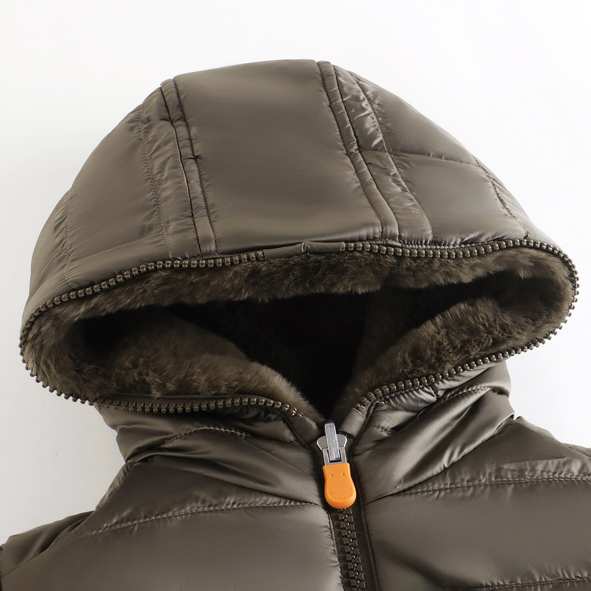 Girls Grey Reversible Padded Jacket