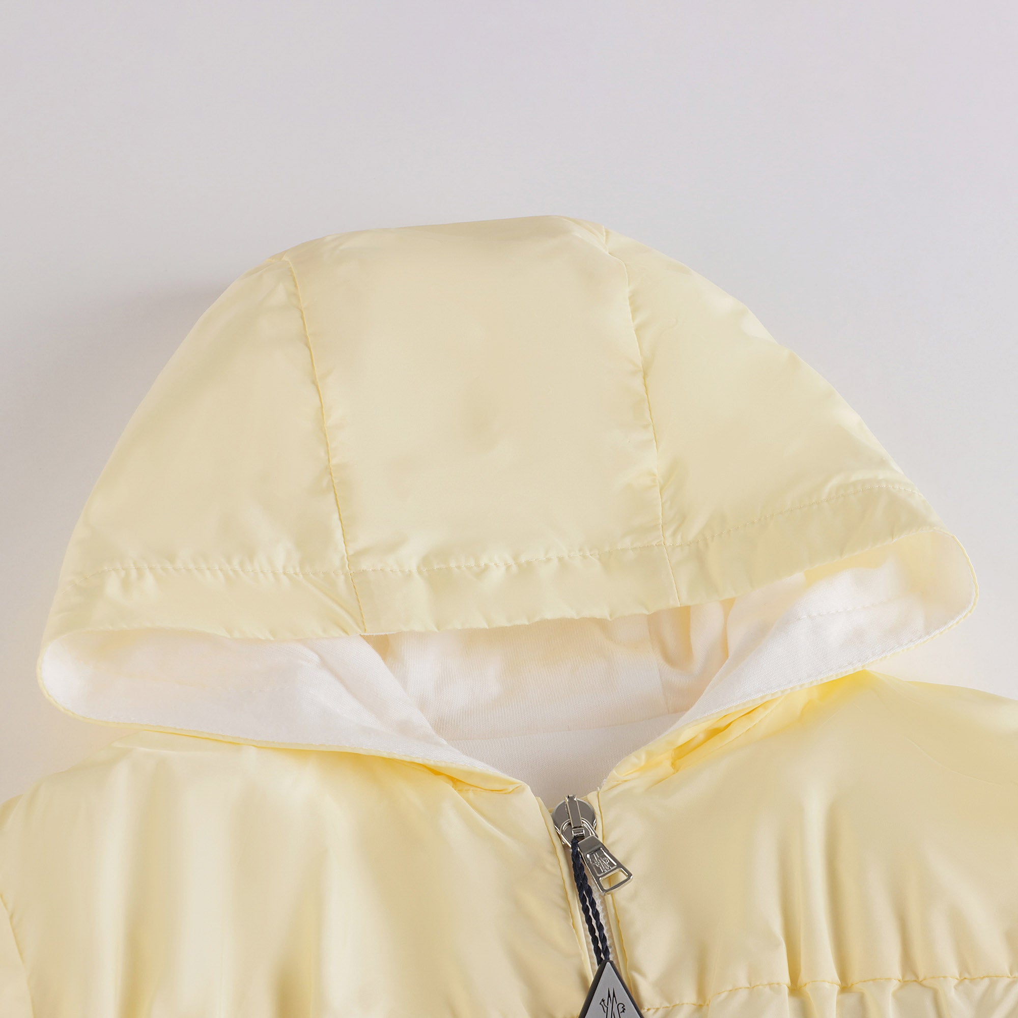 Baby Girls Pale Yellow Zip-Up Jacket