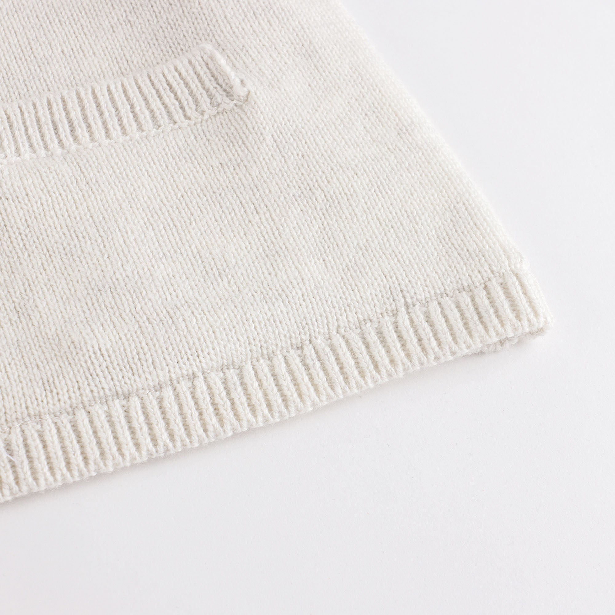 Baby Boys & Girls Beige Hooded Sweater
