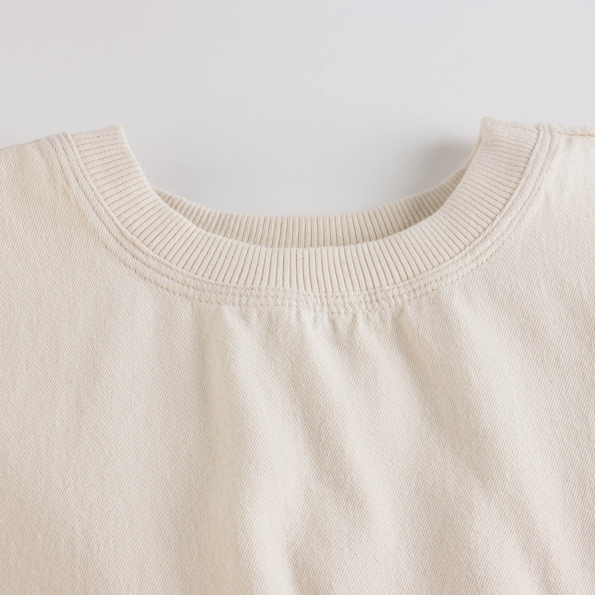 Boys & Girls White Cotton Sweatshirt