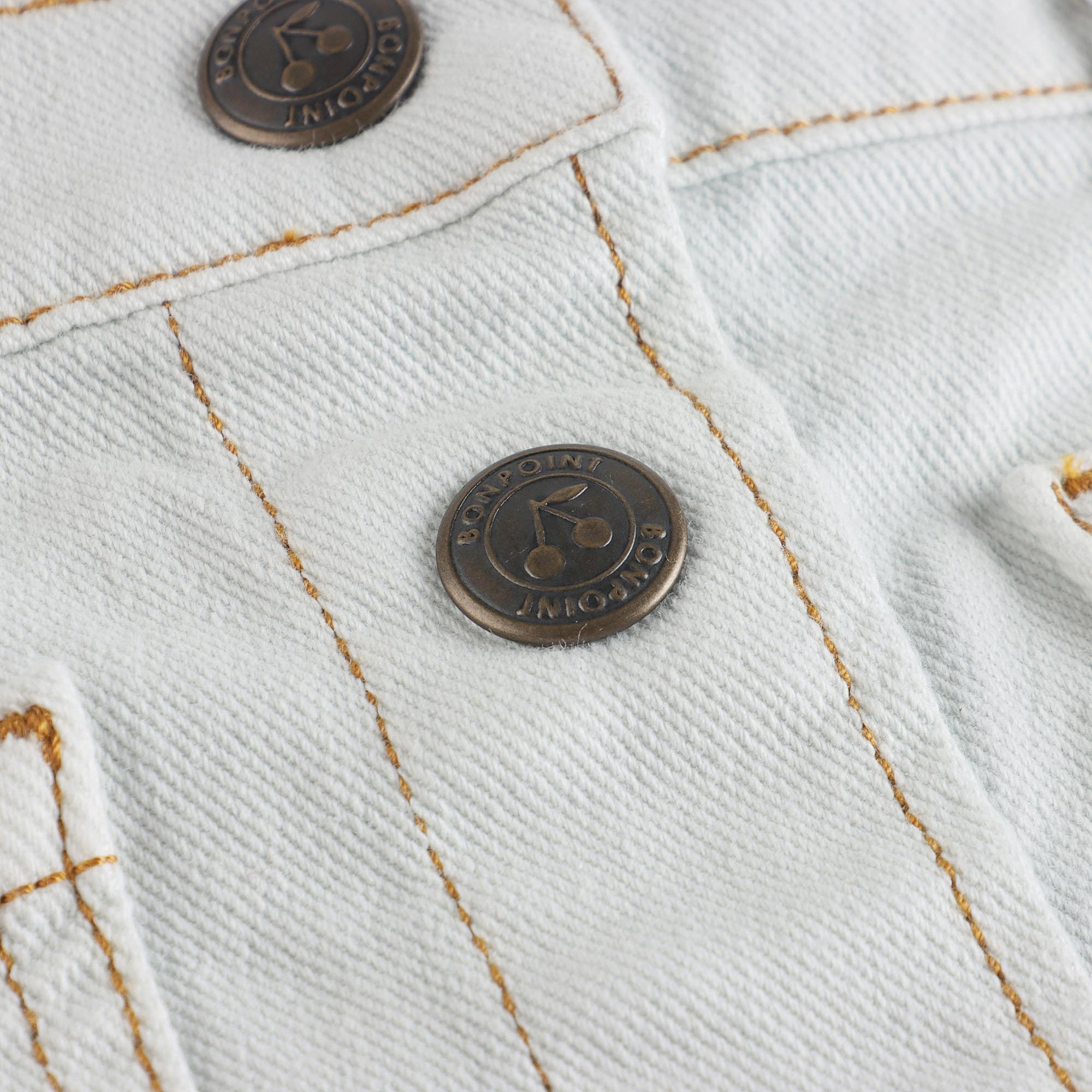 Girls Light Blue Denim Skirt