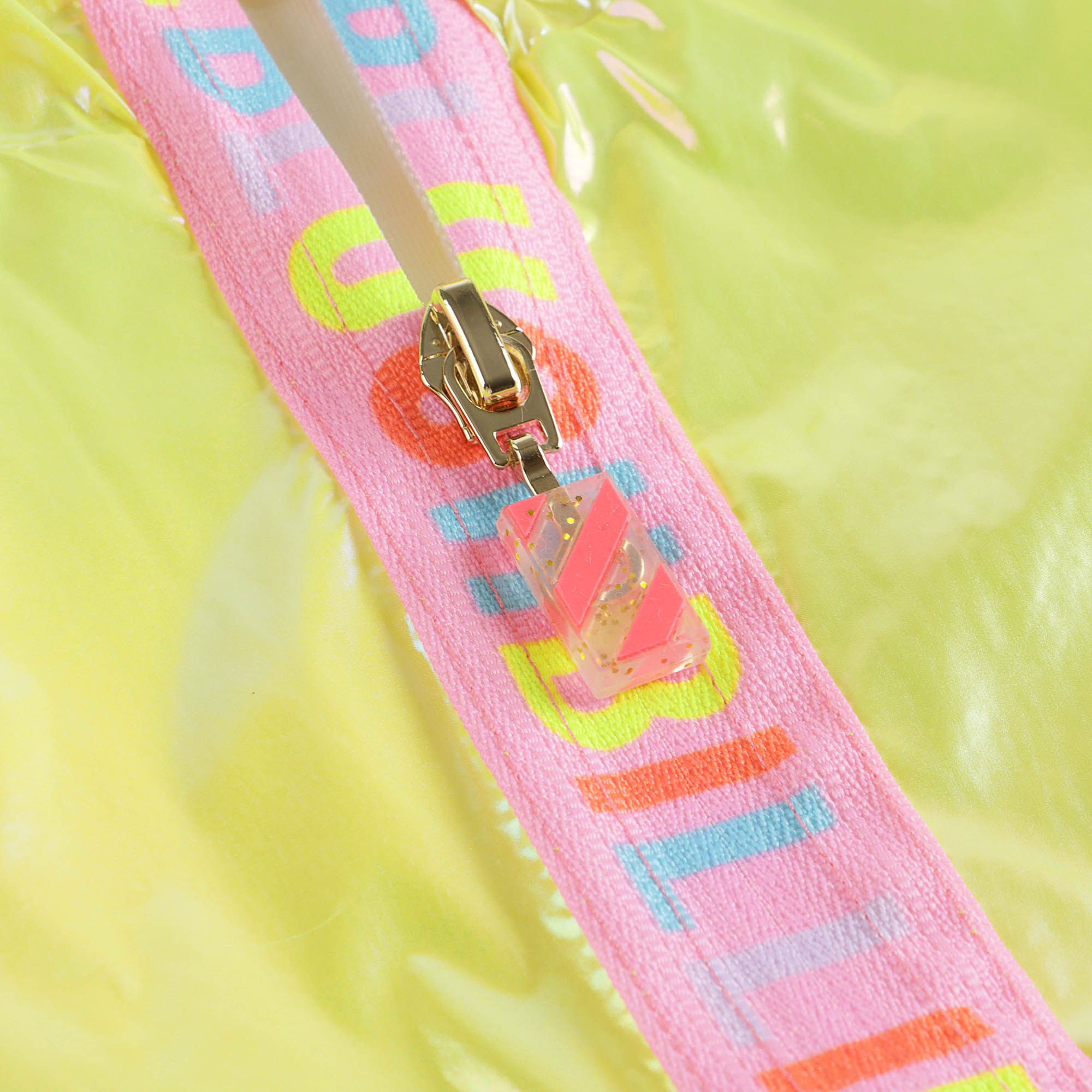 Girls Yellow Zip-Up Jacket