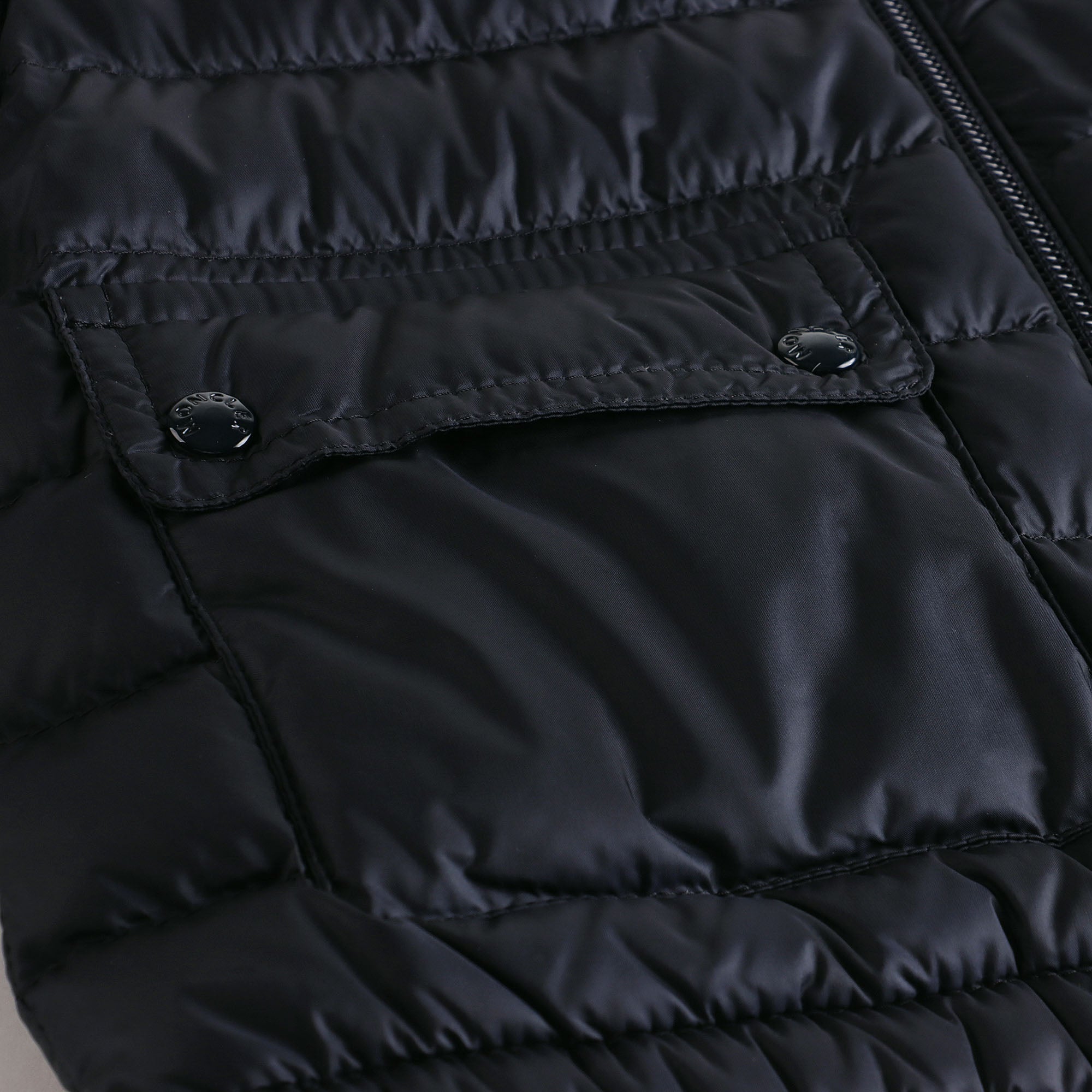 Baby Girls Navy "LANS" Padded Down Jacket