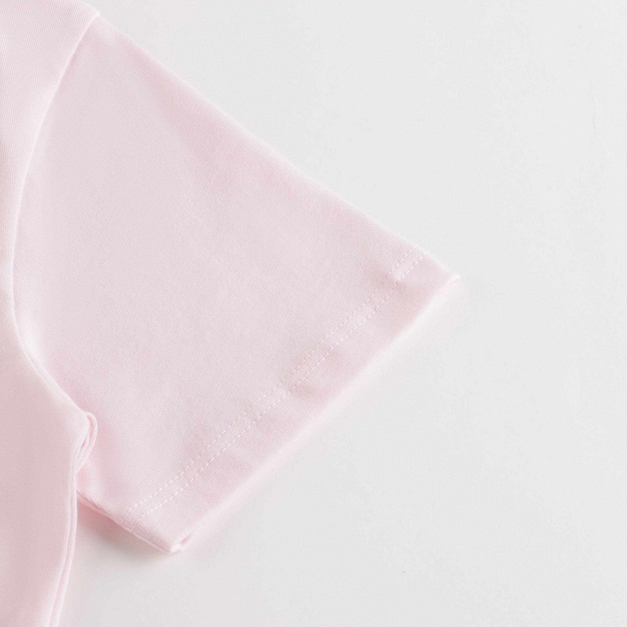 Girls Pink Logo Cotton T-Shirt