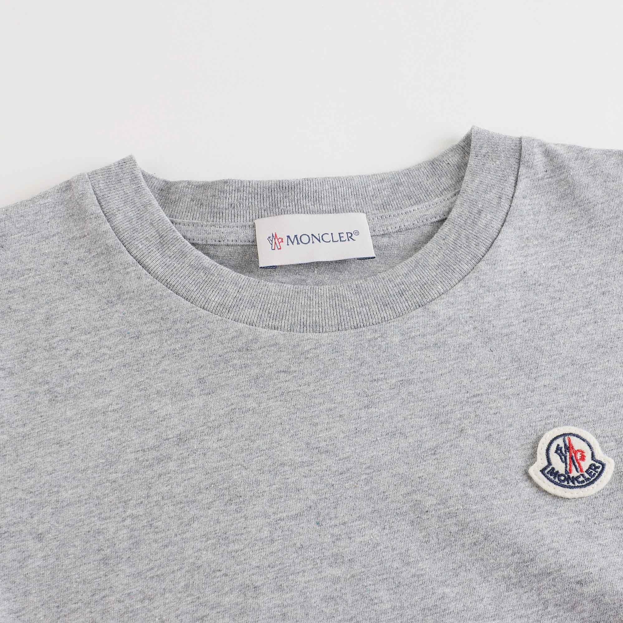 Boys Grey Logo Cotton T-Shirt