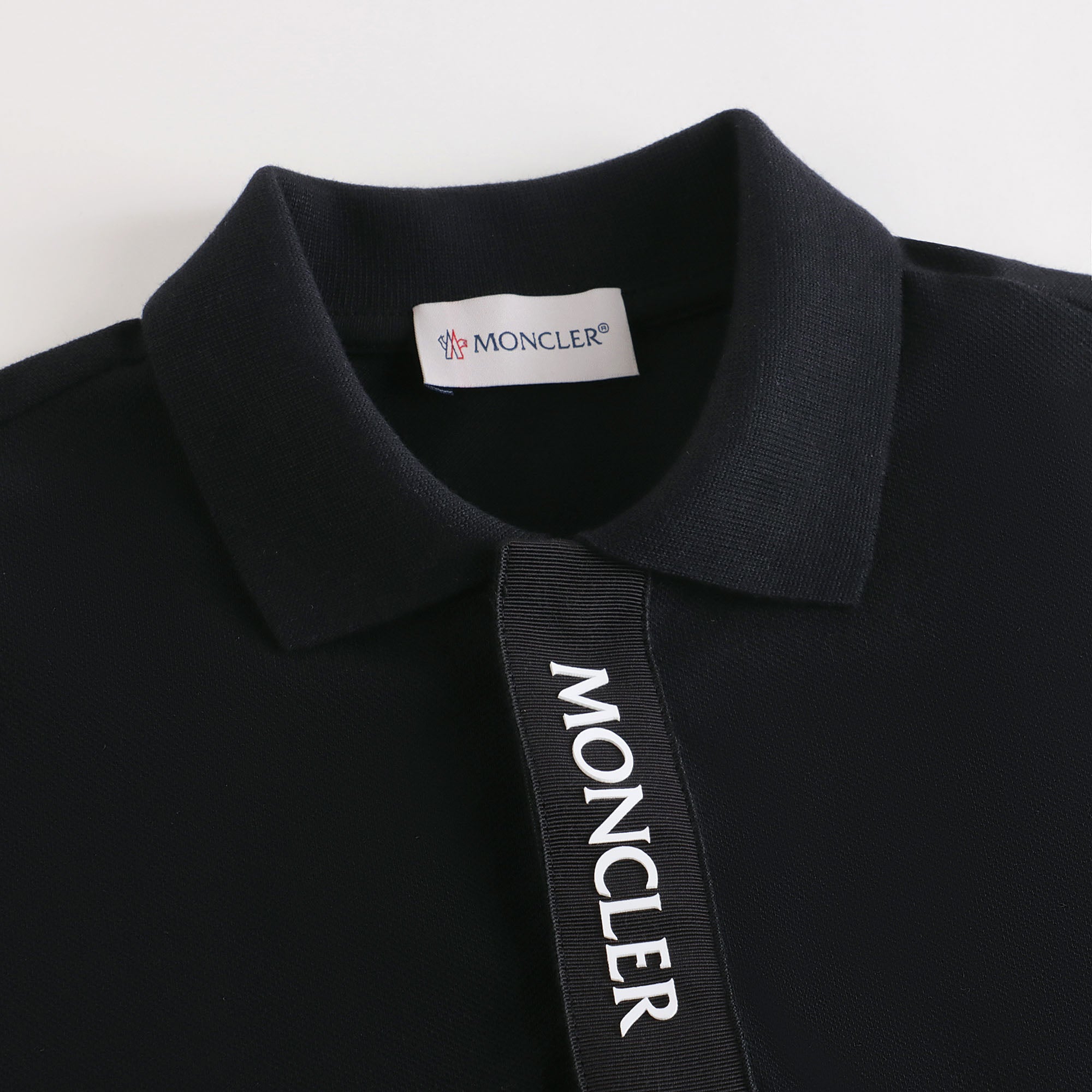 Boys Black Cotton Polo Shirt