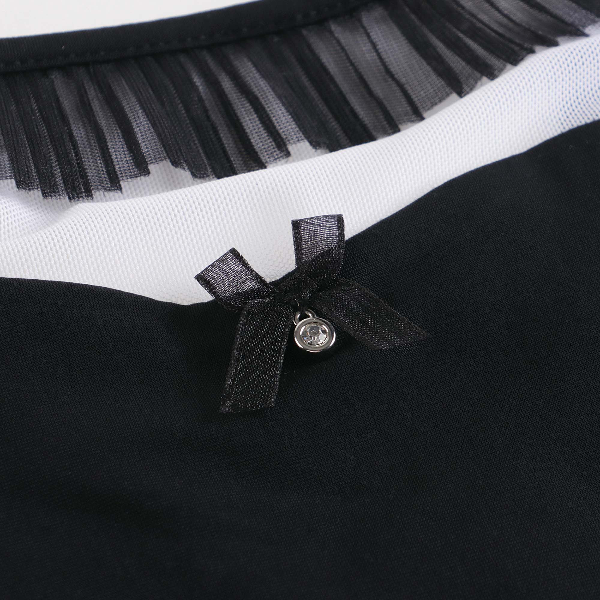 Girls Black Ballet Onesies