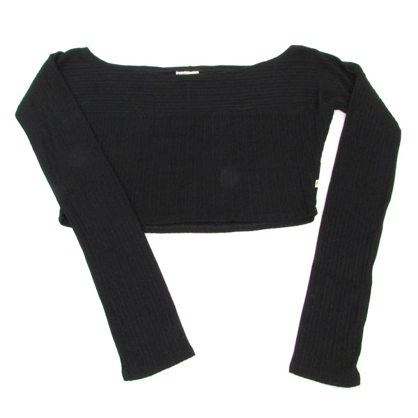 Girls Black Ballet Top
