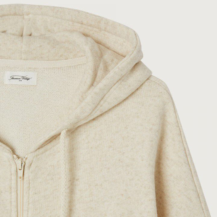 Women Beige Zip-Up Top