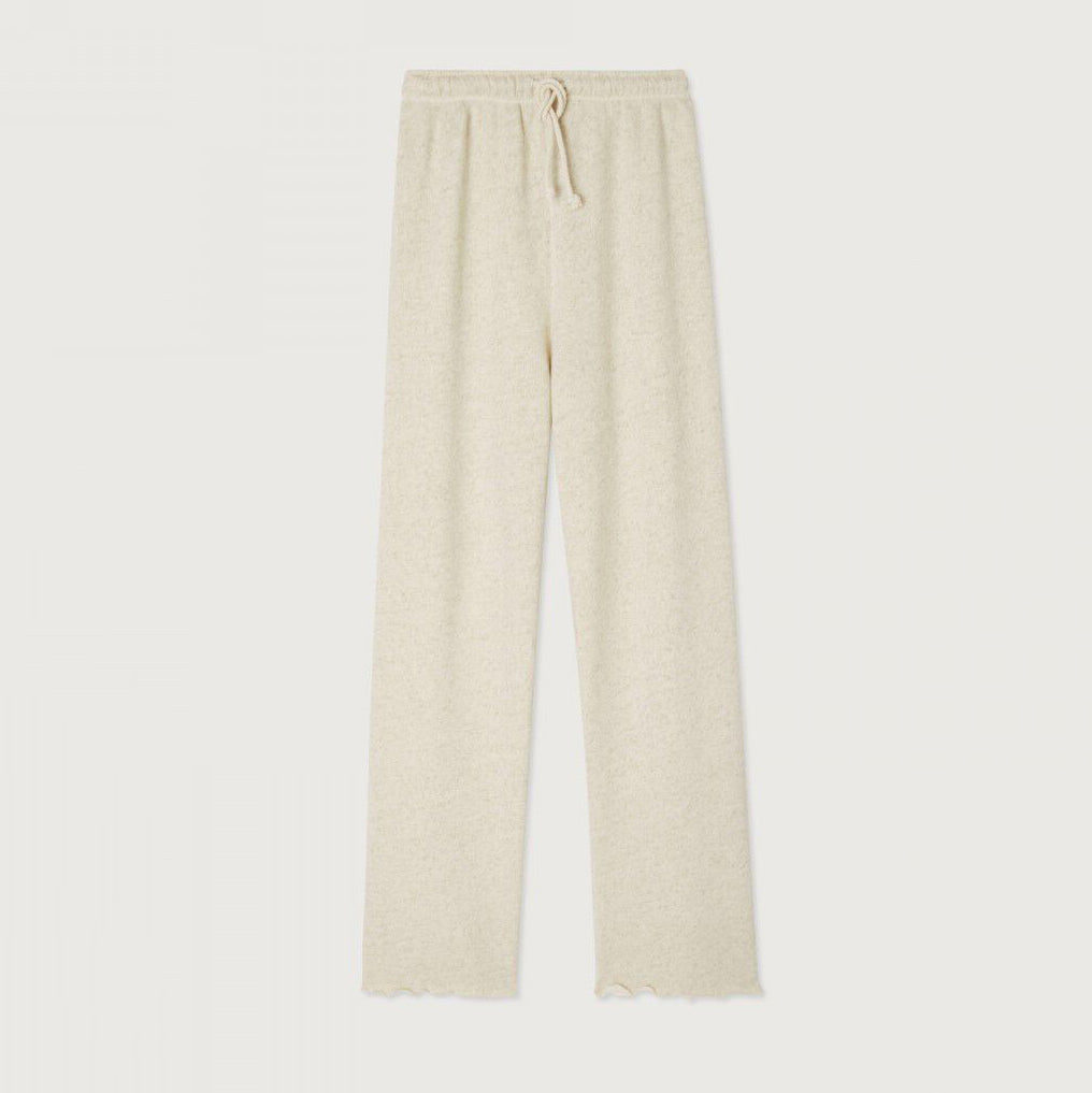 Girls Ivory Cotton Trousers