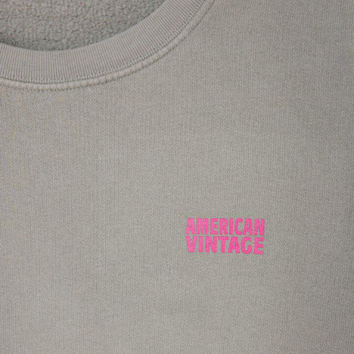Women Grey Cotton Sweatshirt