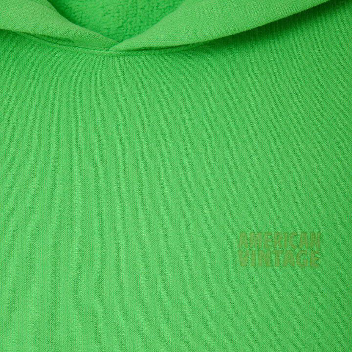 Women Green Hooded Cotton Sweatshirt