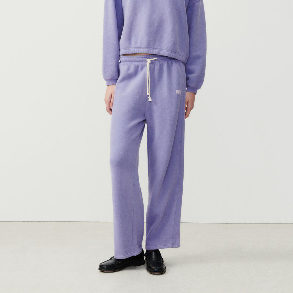 Women Lilac Cotton Trousers