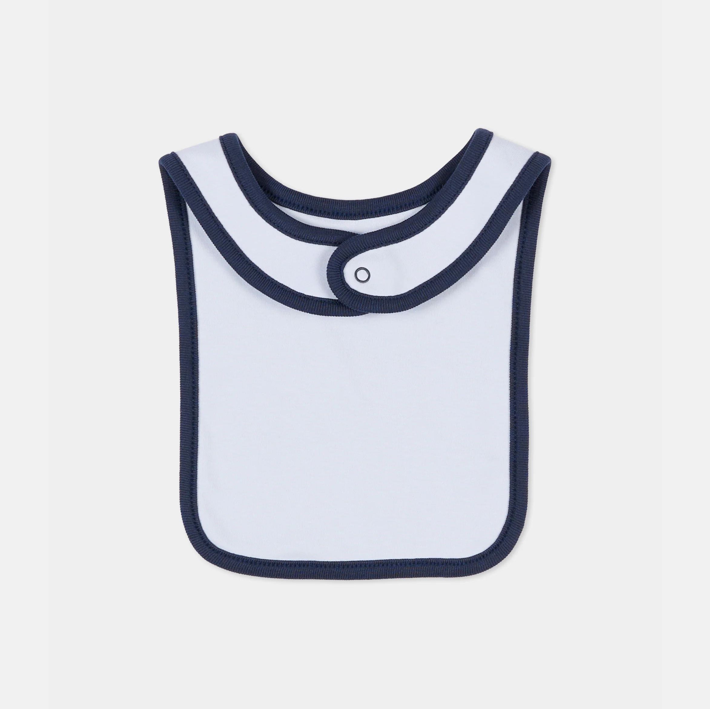 Baby Boys Light Blue Cotton Babysuit Set(3 Pack)