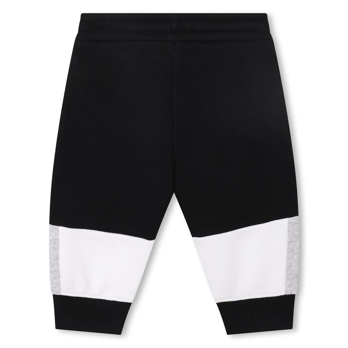 Baby Boys Black Cotton Trousers