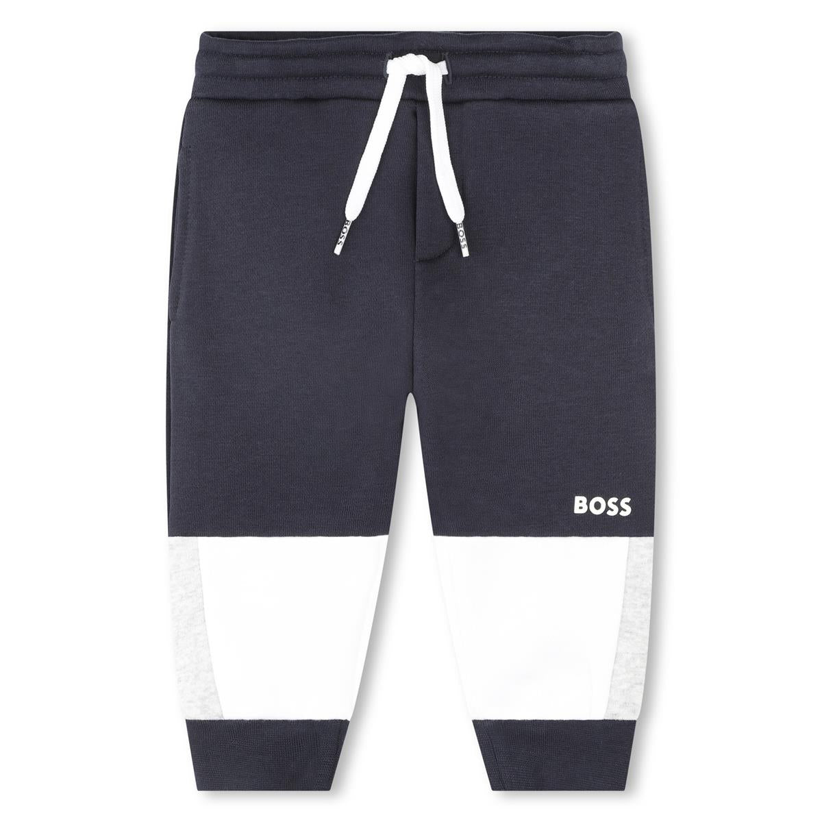 Baby Boys Blue Cotton Trousers