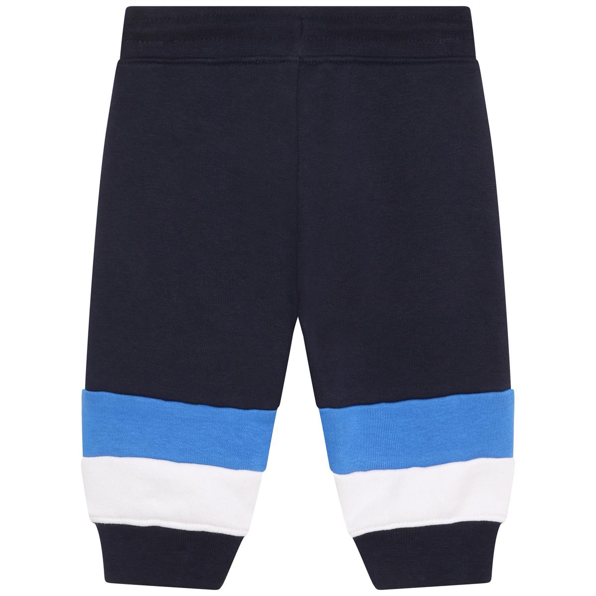 Baby Boys Blue Cotton Trousers