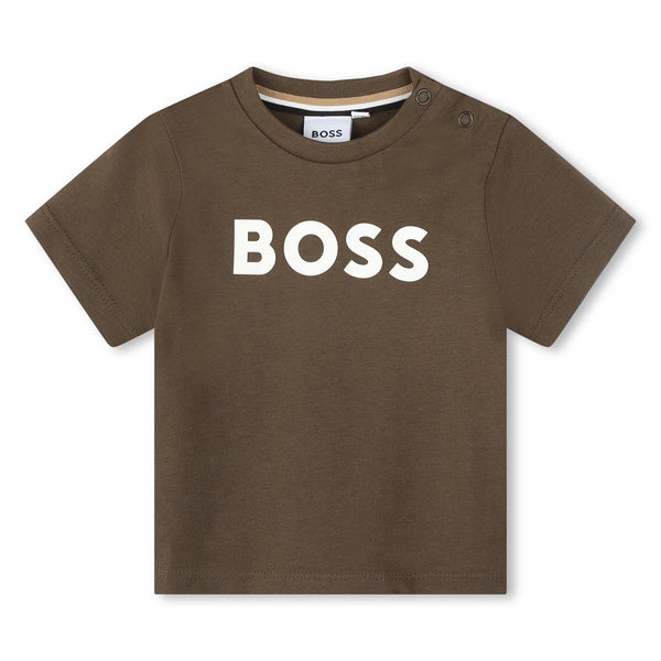 Baby Boys Camel Logo Cotton T-Shirt