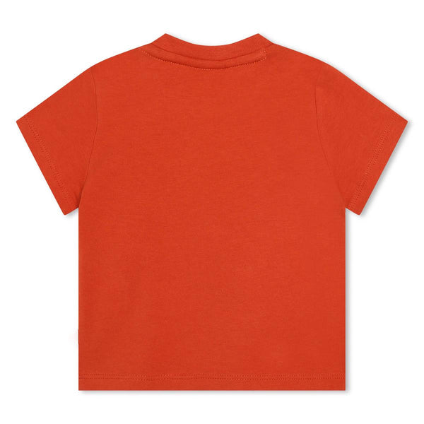 Baby Boys Red Logo Cotton T-Shirt