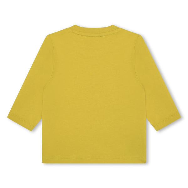 Baby Boys Green Logo Cotton T-Shirt
