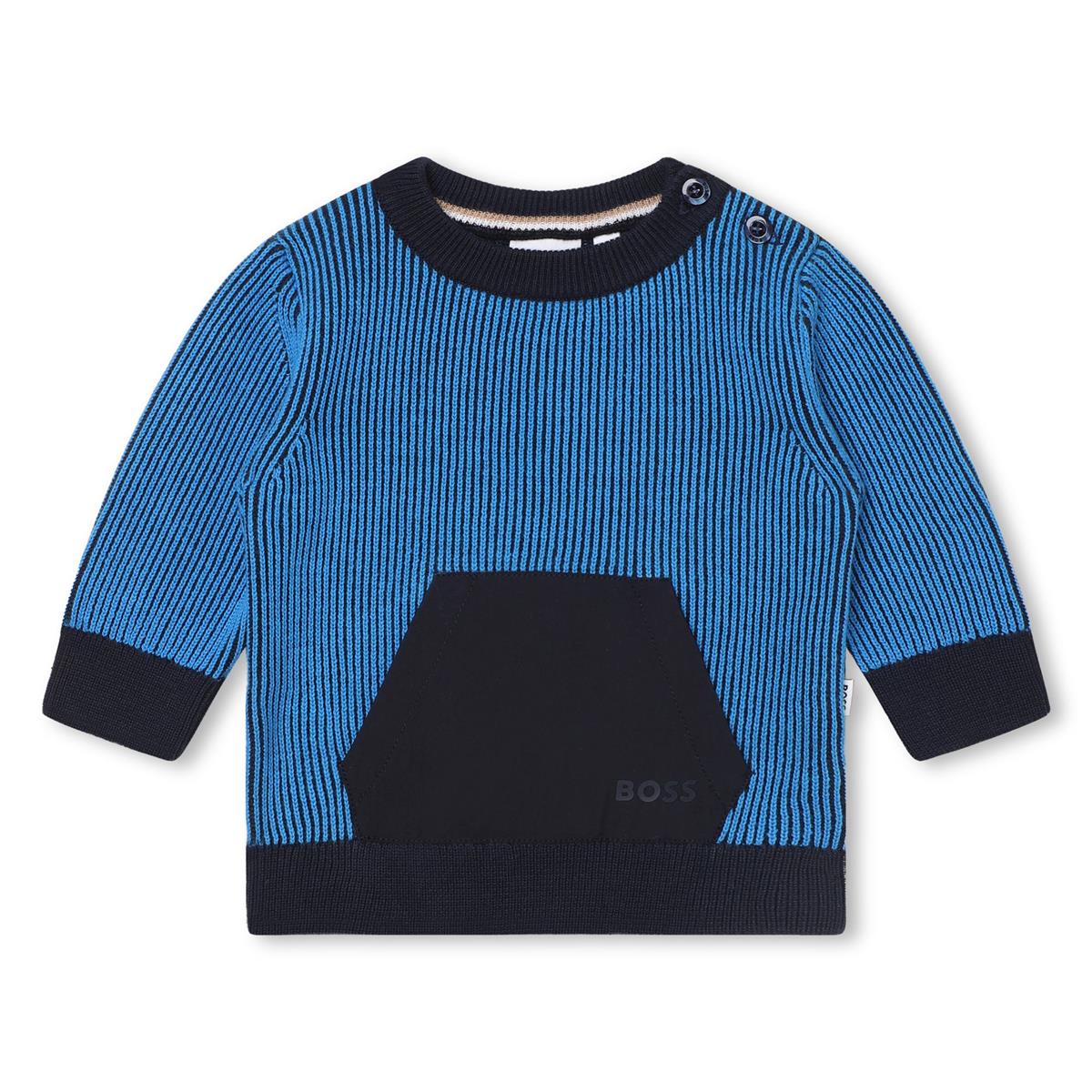 Baby Boys Blue Logo Sweater