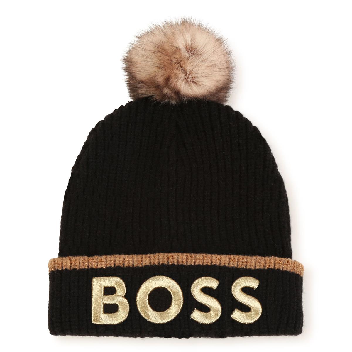 Boys Black Logo Hat