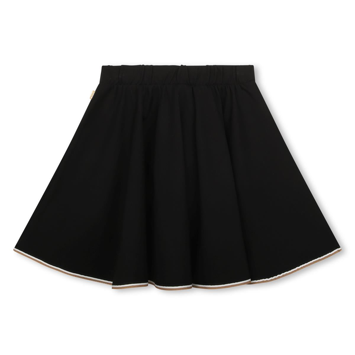 Girls Black Logo Skirt