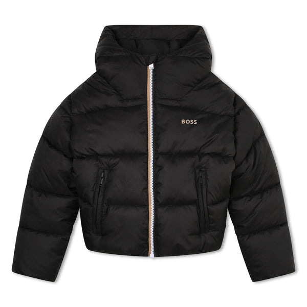 Girls Black Padded Jacket