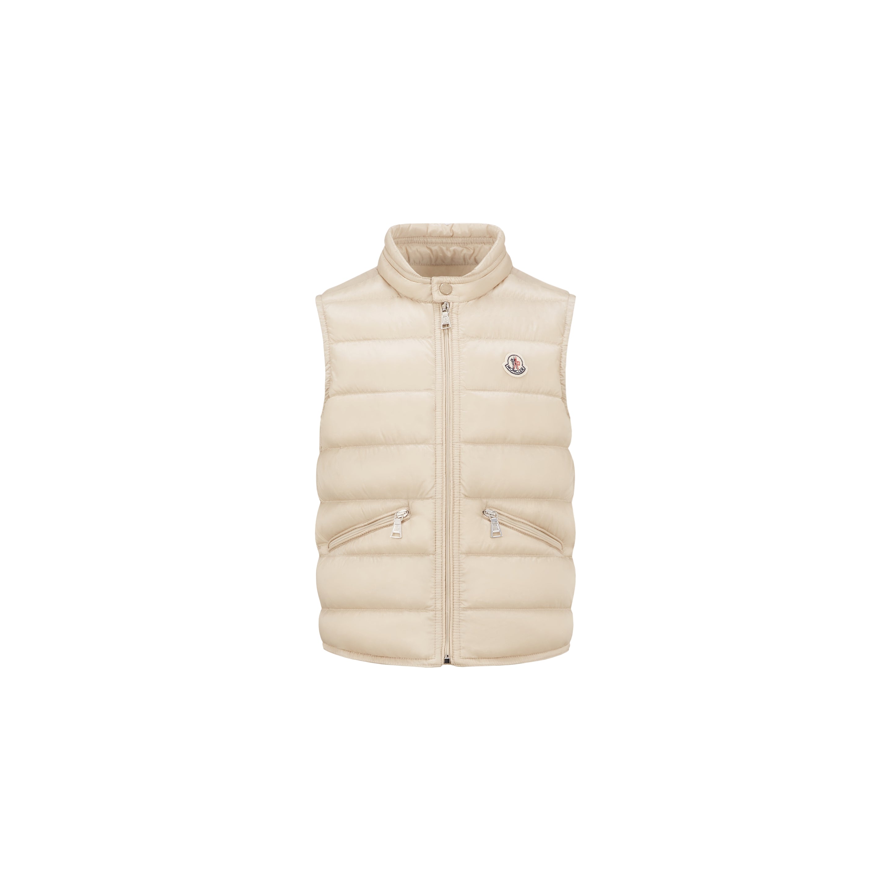 Boys Beige "GUI" Padded Down Gilet