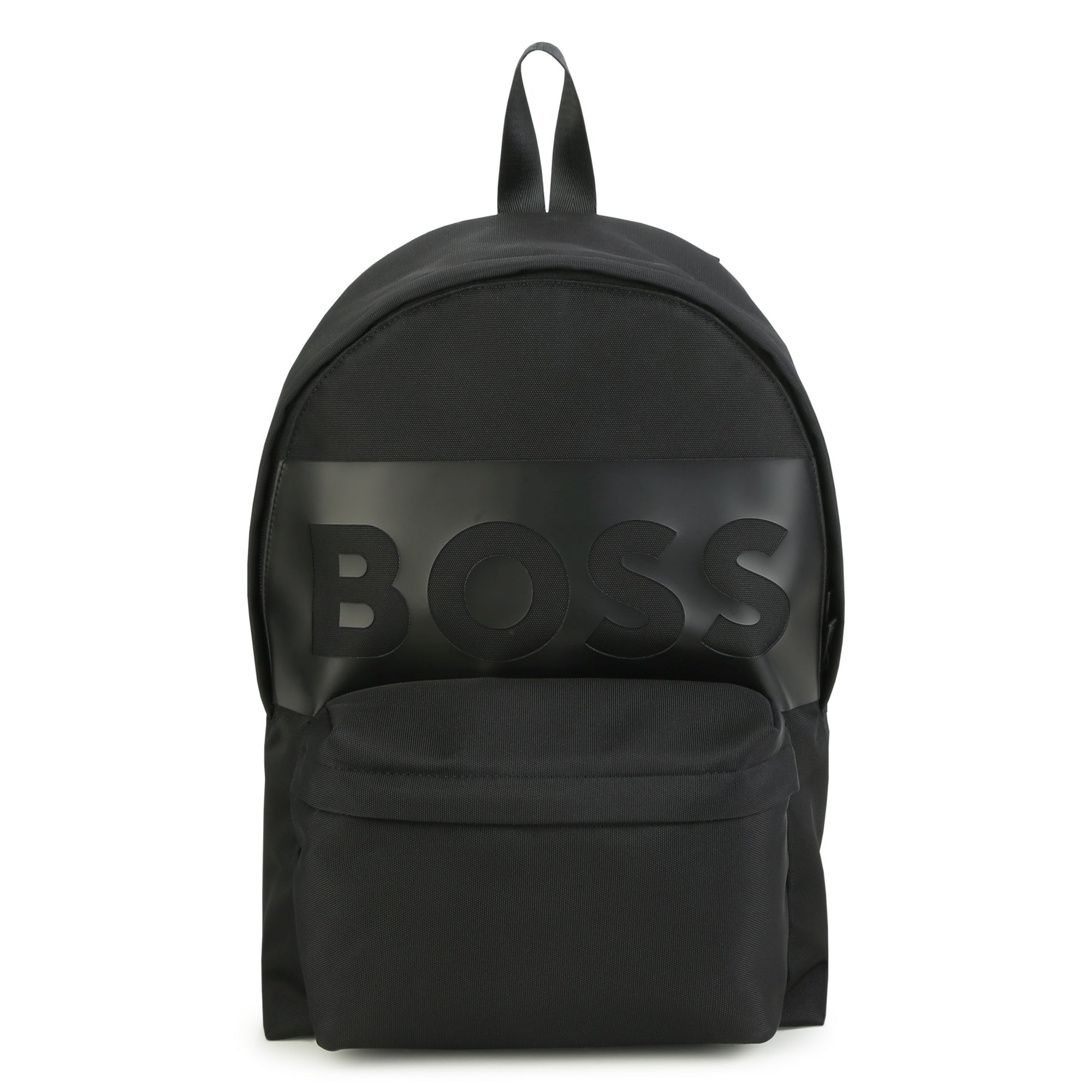 Boys Black Logo Backpack