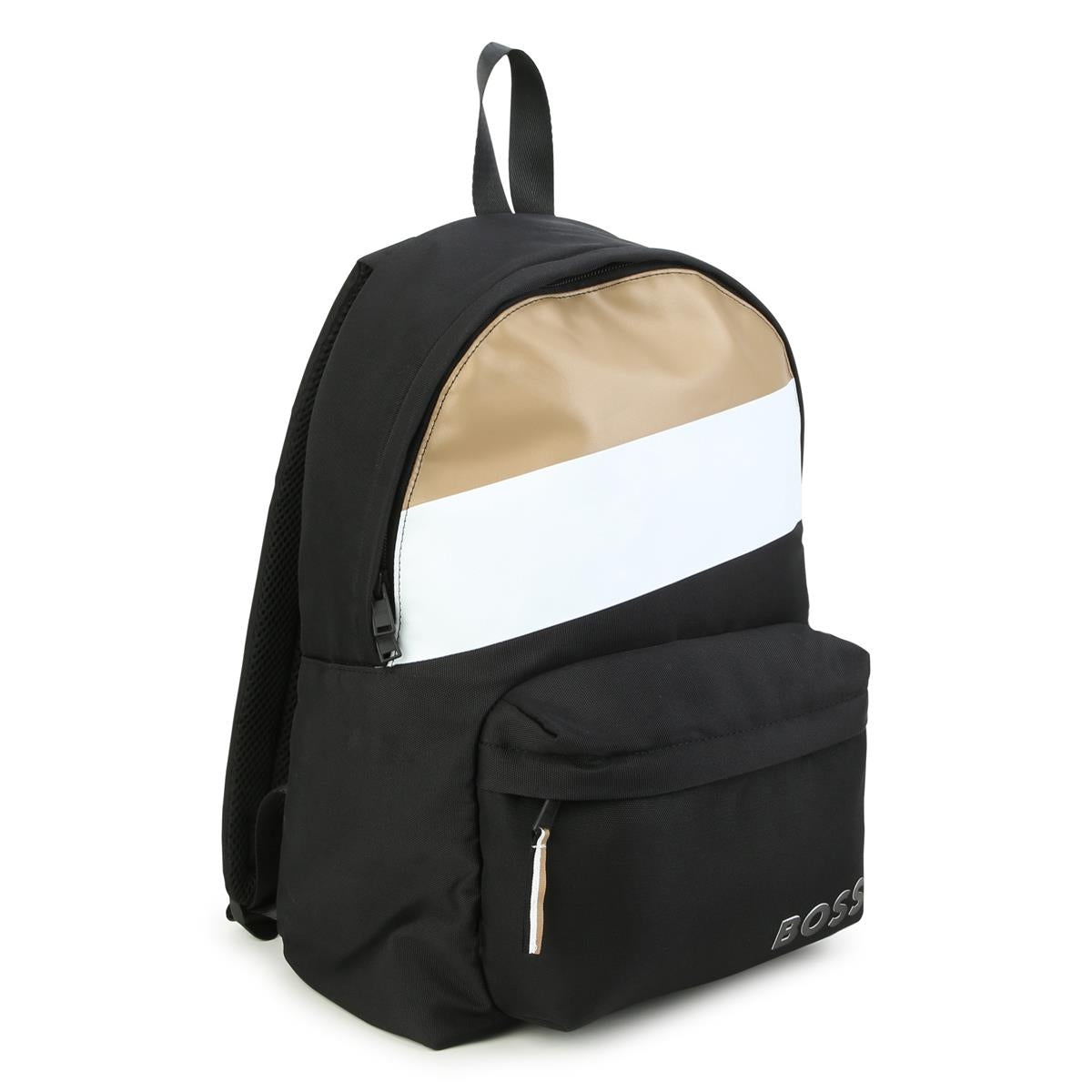 Boys Black Logo Backpack(30x40x14cm)