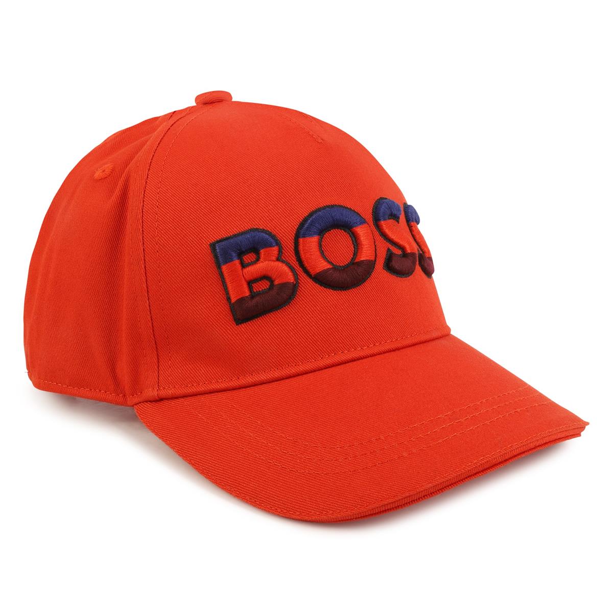 Boys Orange Logo Cap