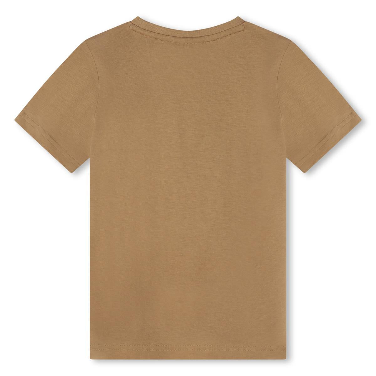 Boys Camel Logo Cotton T-Shirt