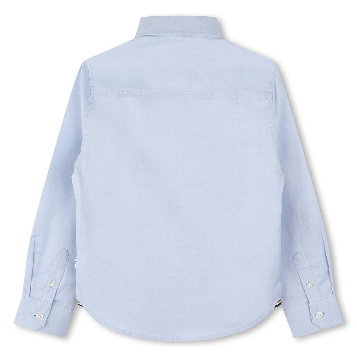 Boys Blue Cotton Shirt