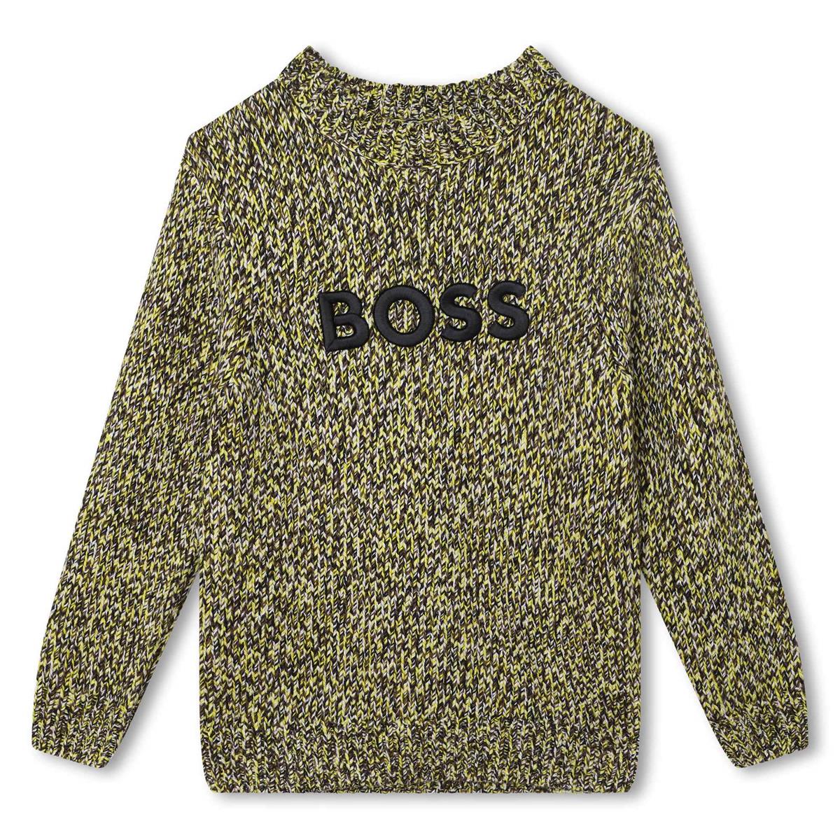 Boys Grey Logo Sweater