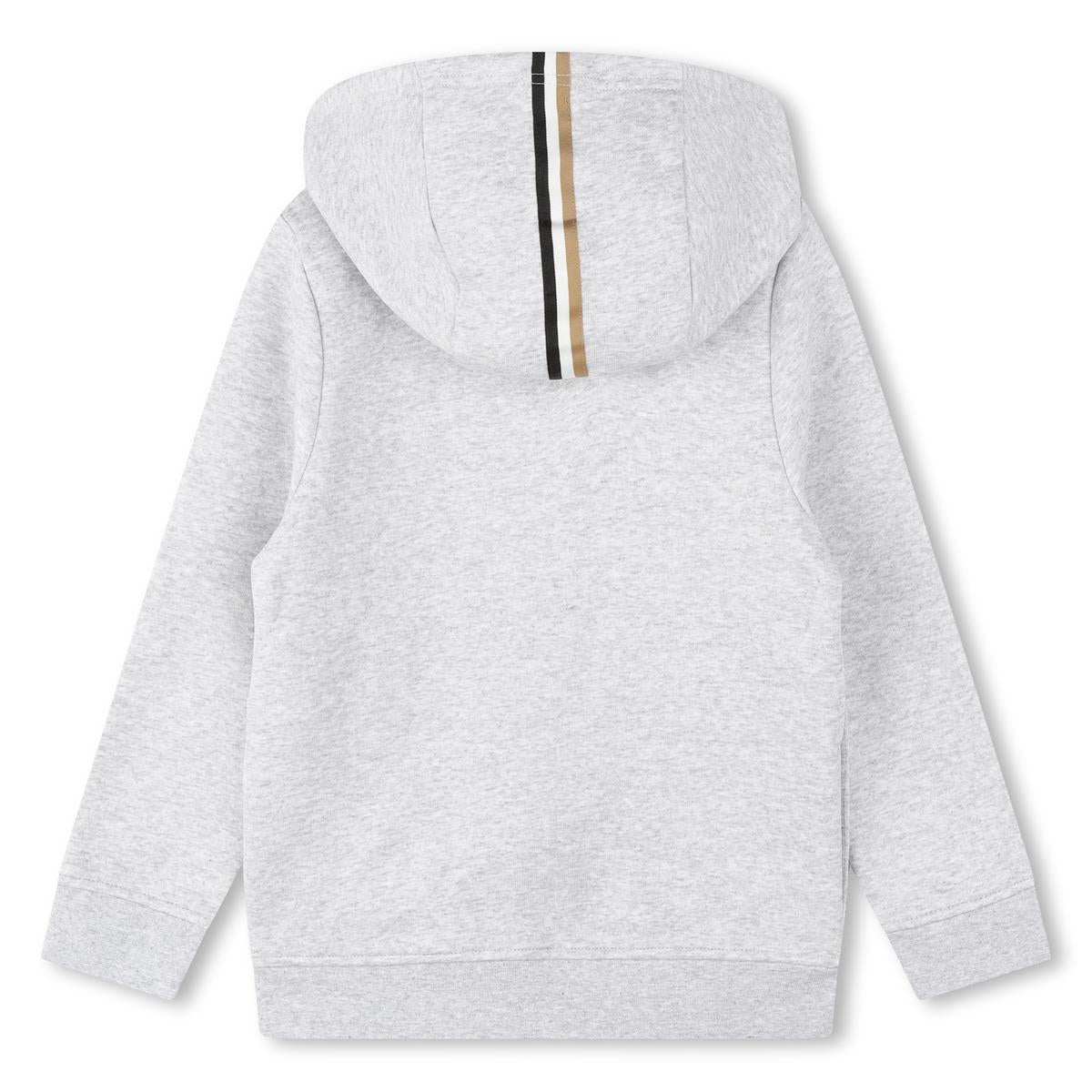 Boys Grey Zip-Up Top