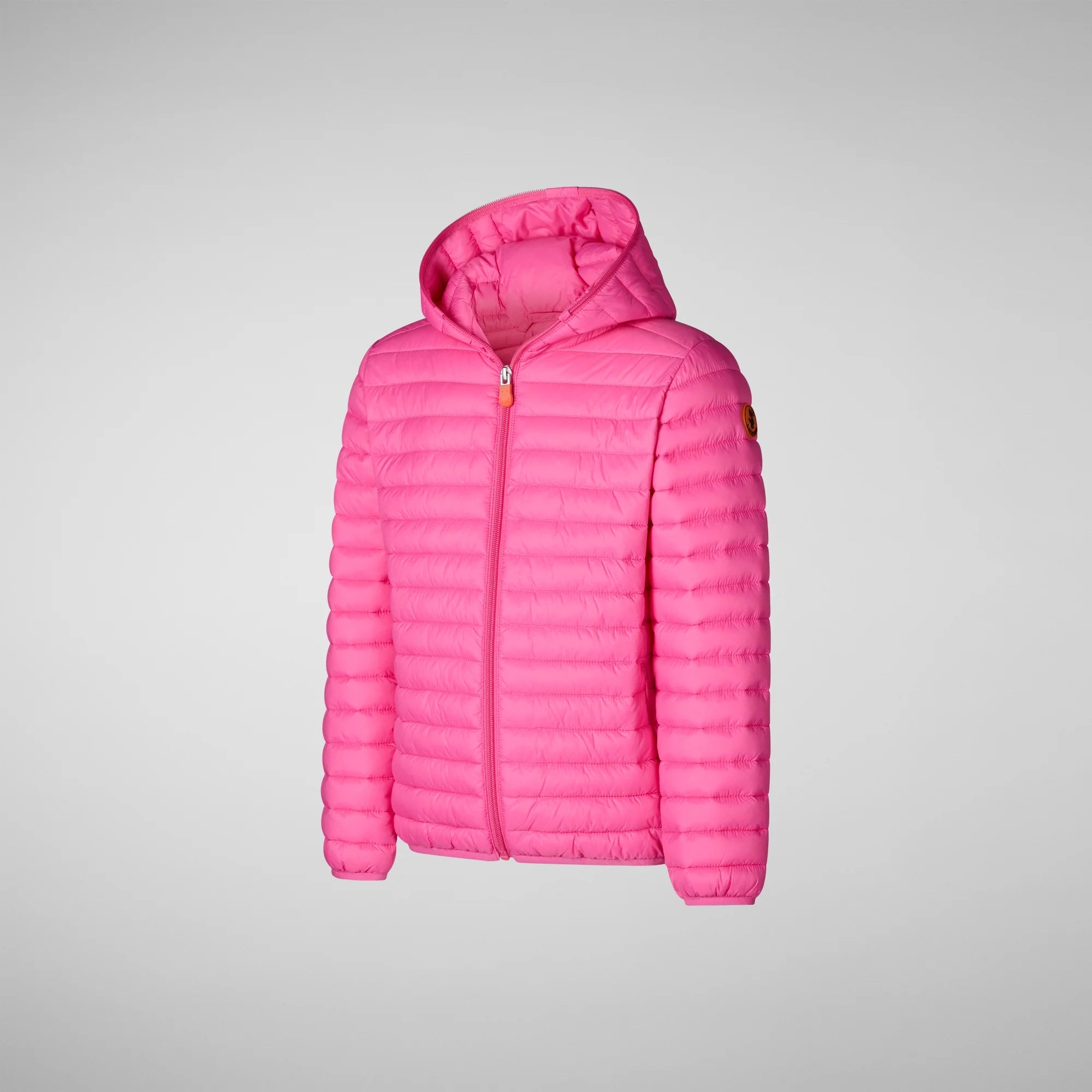 Boys & Girls Pink Hooded Padded Jacket