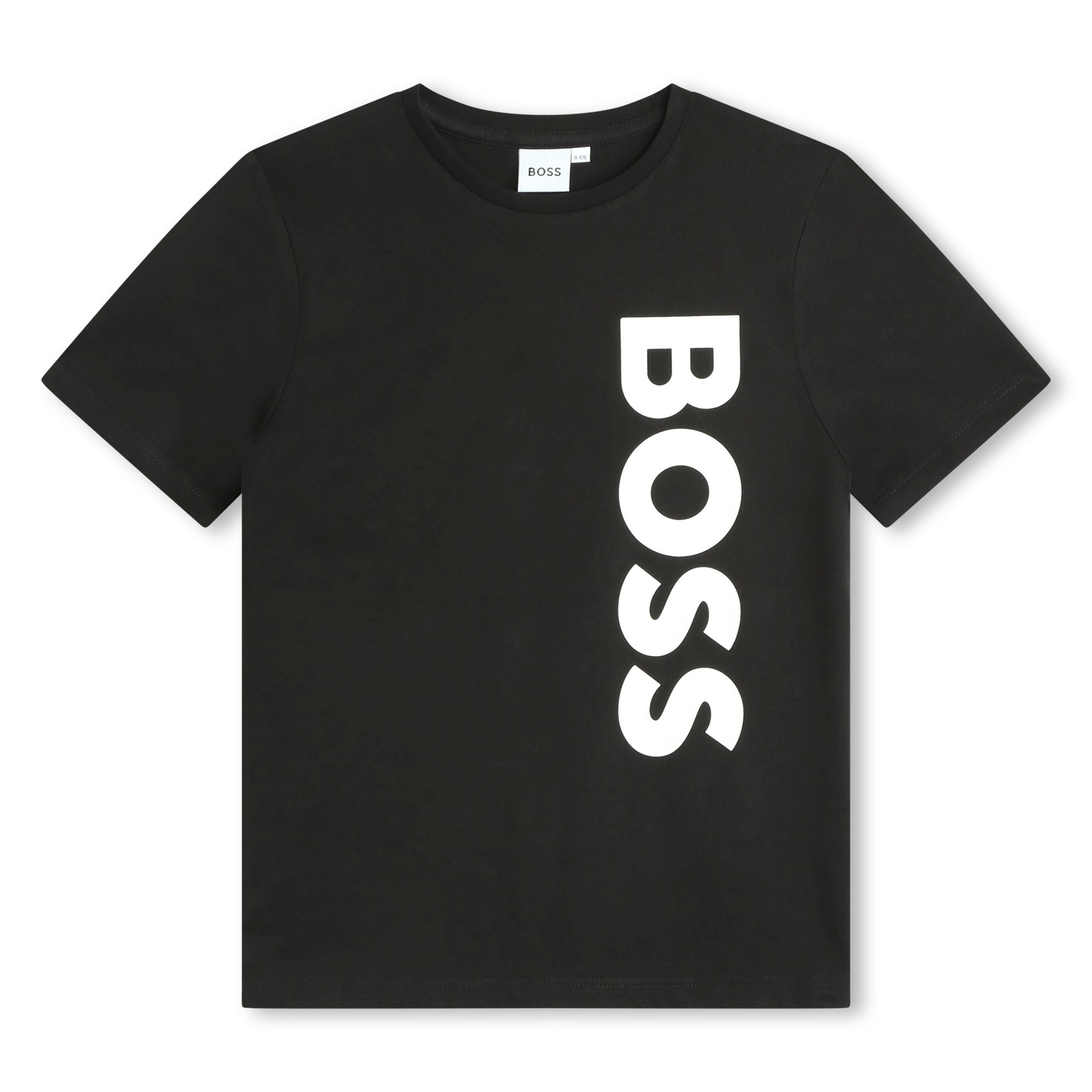Boys Black Logo Cotton Set