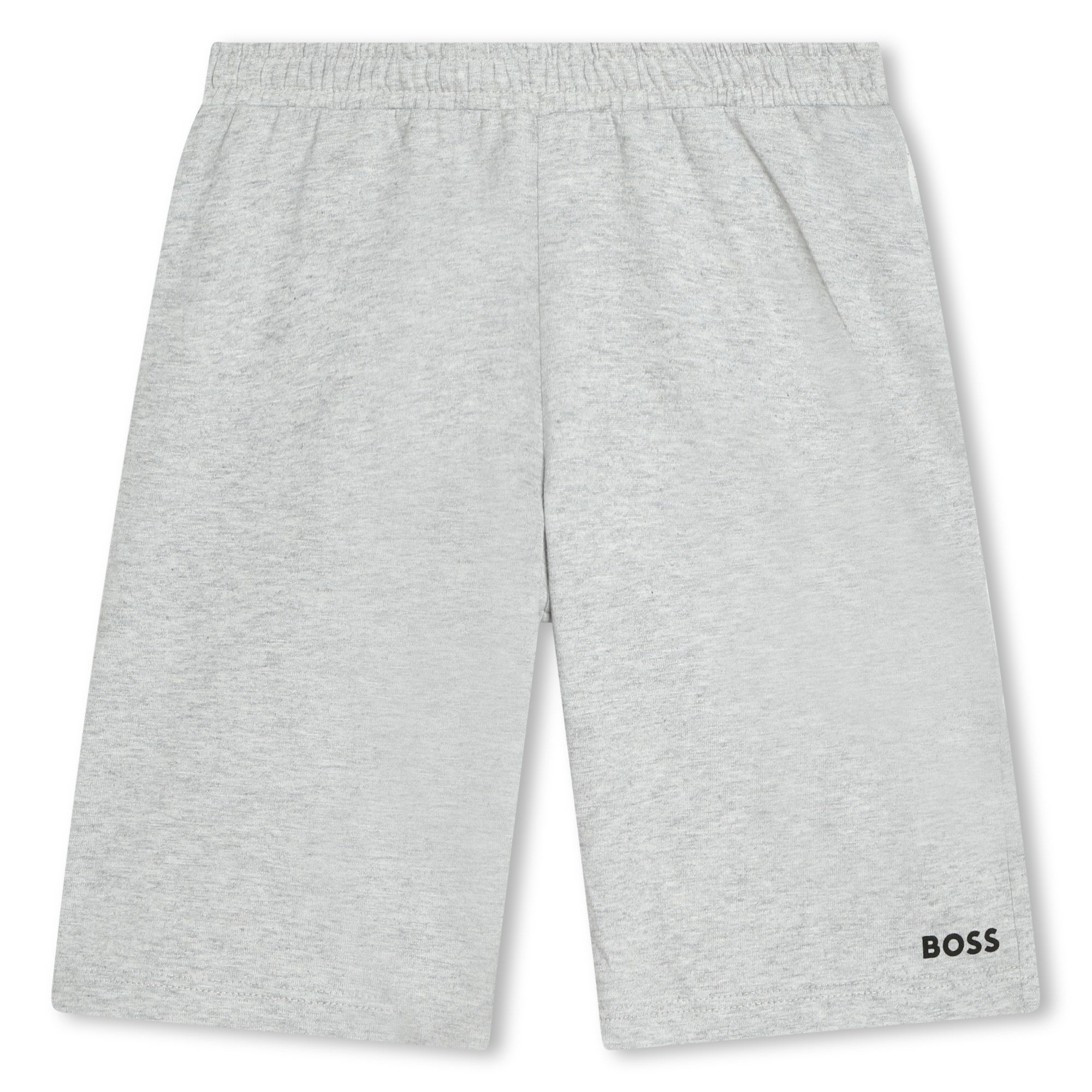 Boys Black Logo Cotton Set