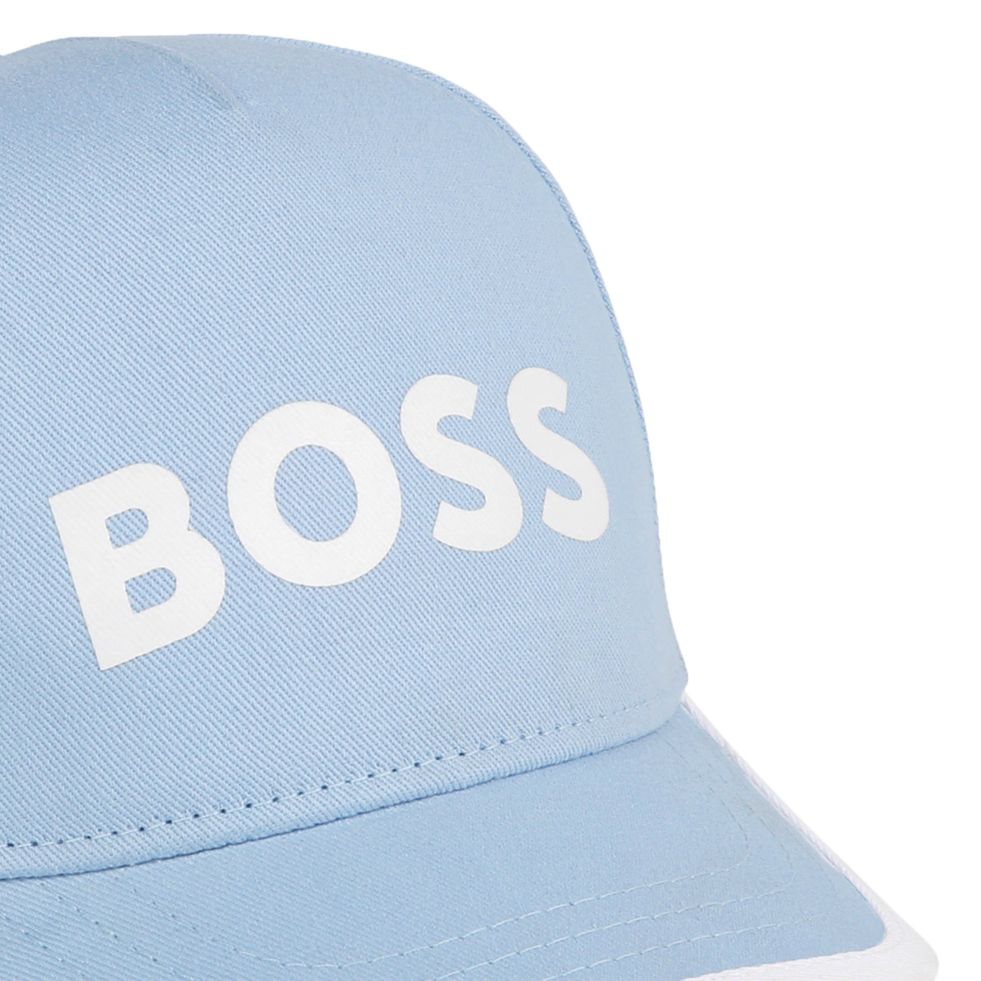 Baby Boys Light Blue Logo Baseball Cap