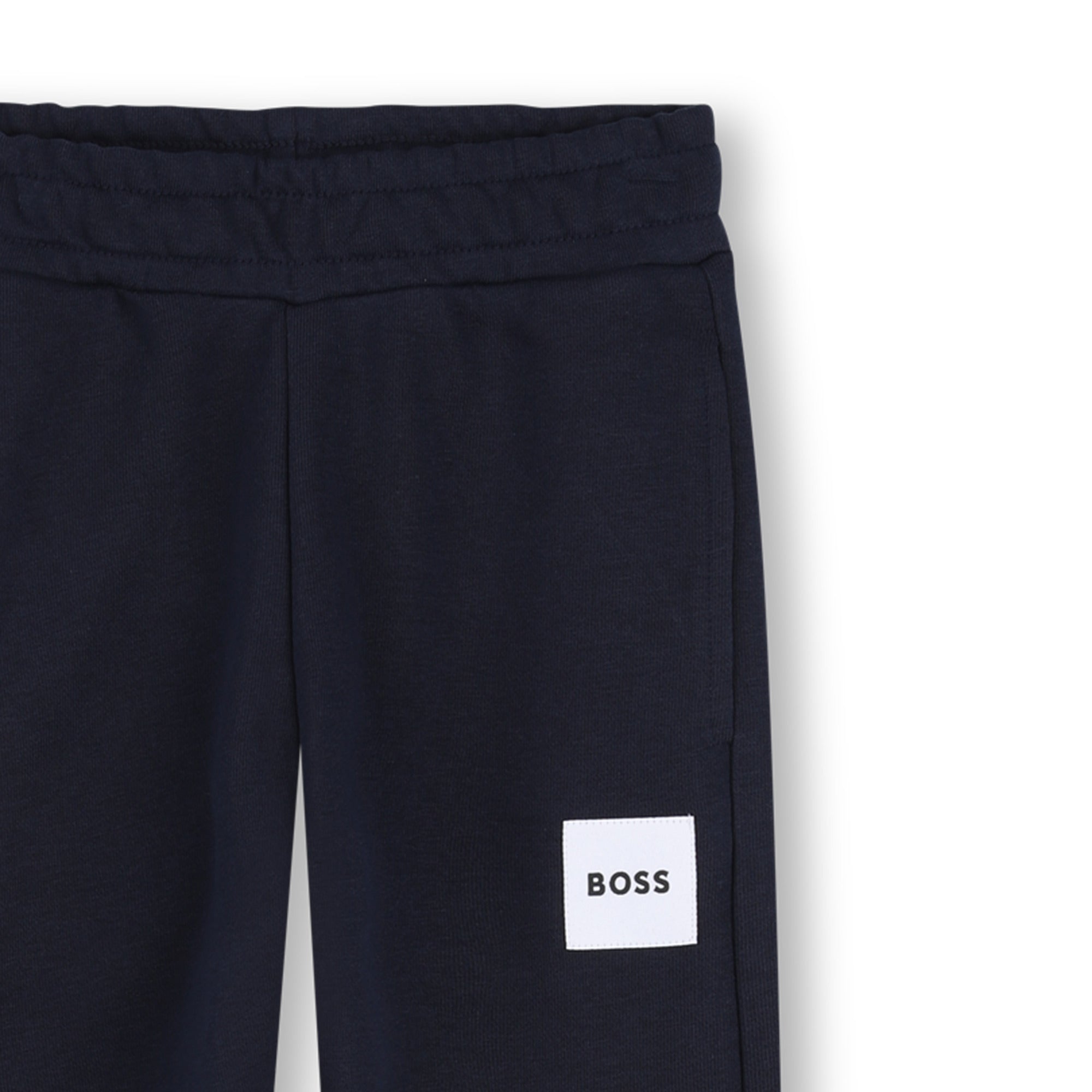Boys Black Cotton Trousers