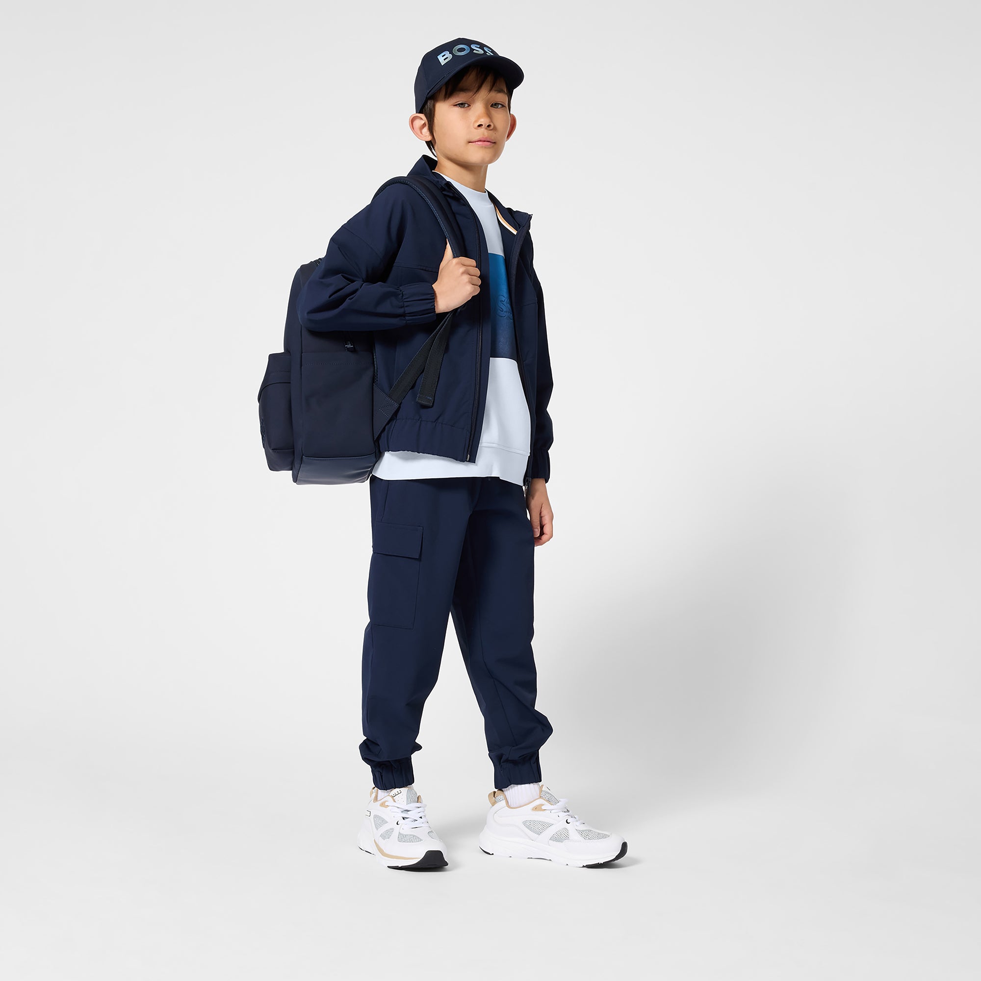 Boys Dark Blue Trousers