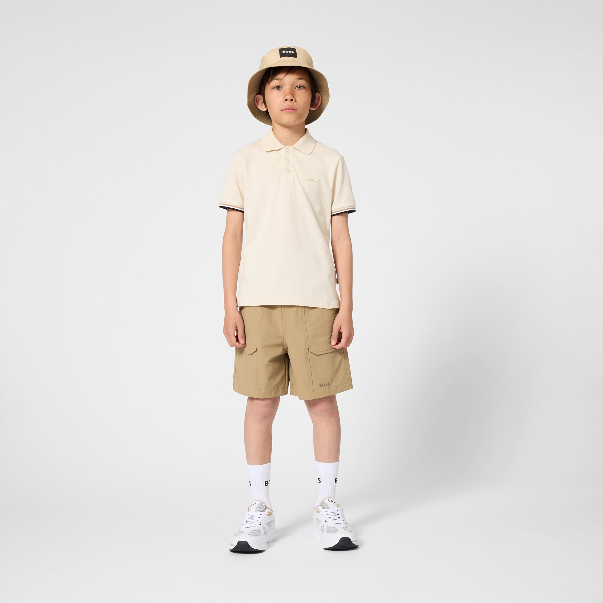Boys Beige Shorts